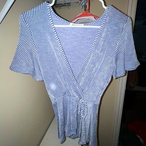 Caution to the Wind Wrap Top
